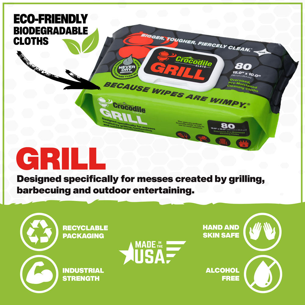 Crocodile Cloth® Grill (80-Count)
