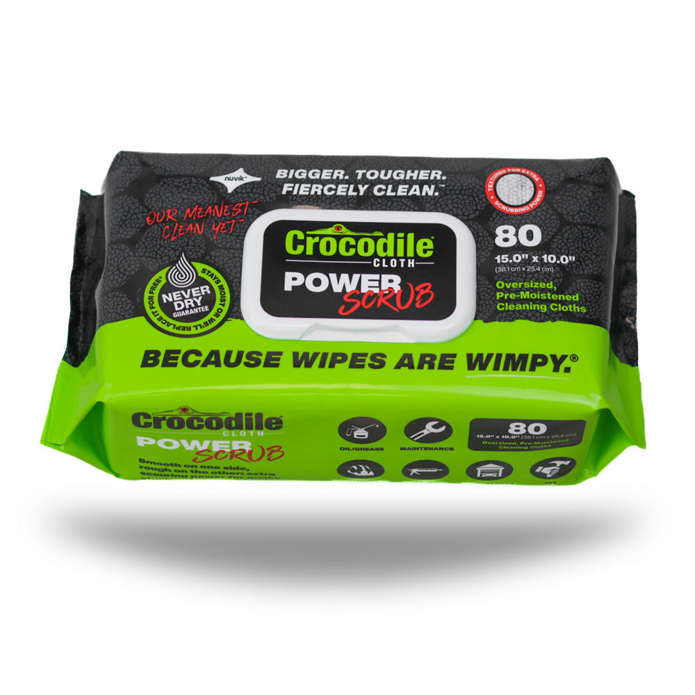Crocodile Cloth® Power Scrub (80-Count)