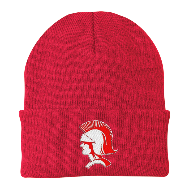 Connersville Spartan Embroidered Port & Company Knit Cap