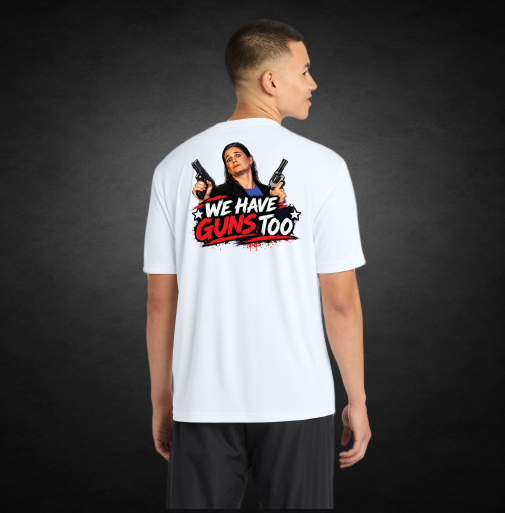 "We have 🔫's too" #JaimeWest4CountyCouncil Sublimated Design