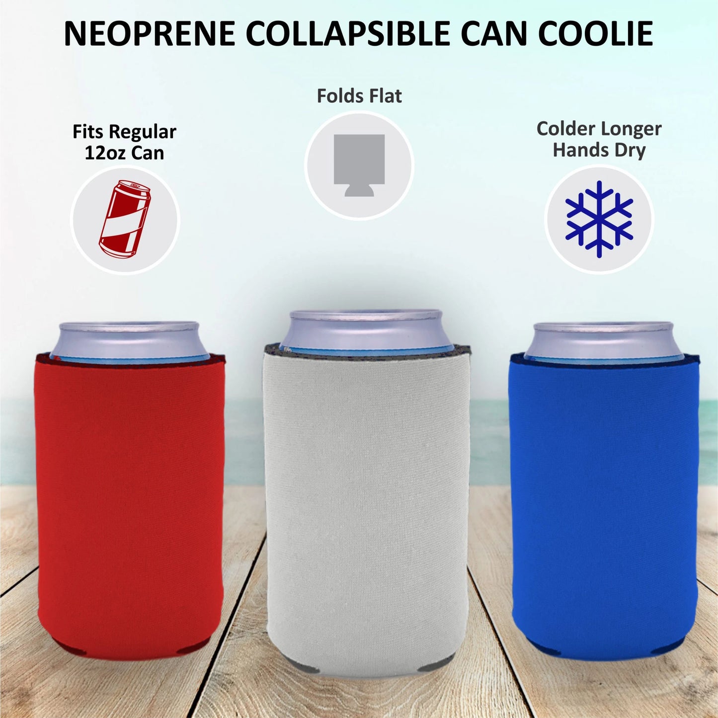 12oz neoprene magnetic coolie