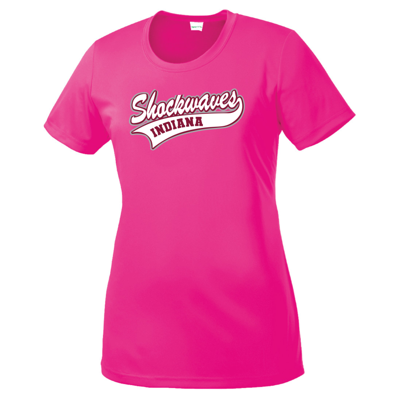 Shockwaves Moisture-Wicking Tee Breast Cancer awareness