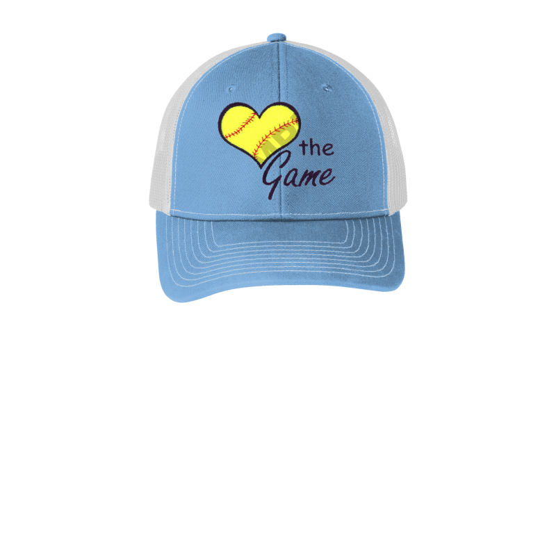 Love the Game Embroidered Richardson - Adjustable Snapback Trucker Cap