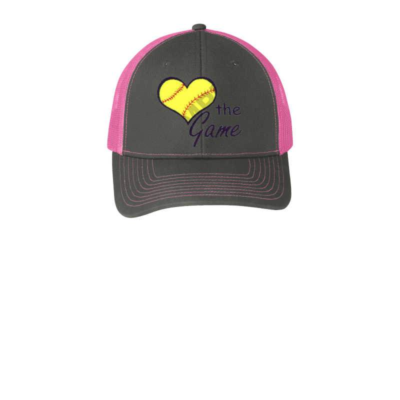 Love the Game Embroidered Richardson - Adjustable Snapback Trucker Cap