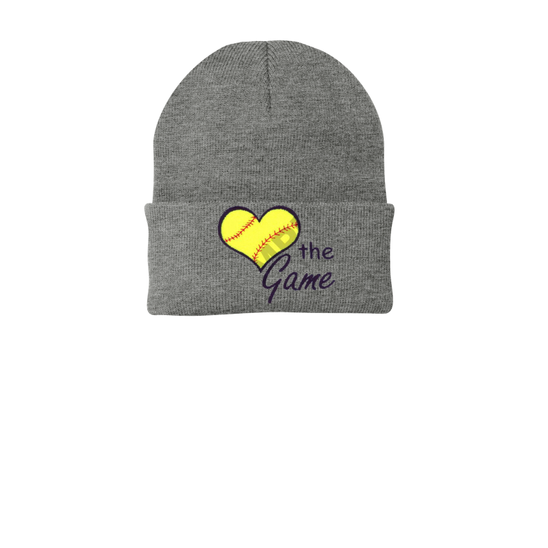 Love the Game Embroidered Knit Cap