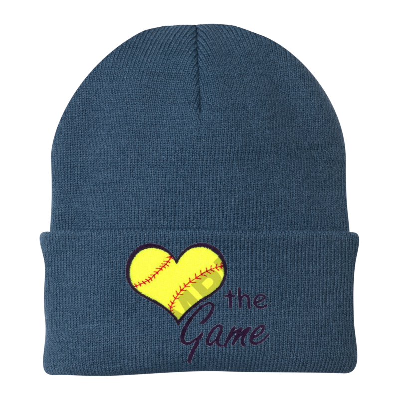 Love the Game Embroidered Knit Cap