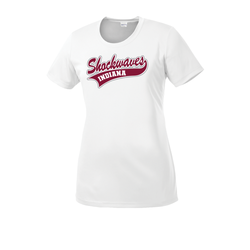 Shockwaves Moisture-Wicking Tee Flag Logo