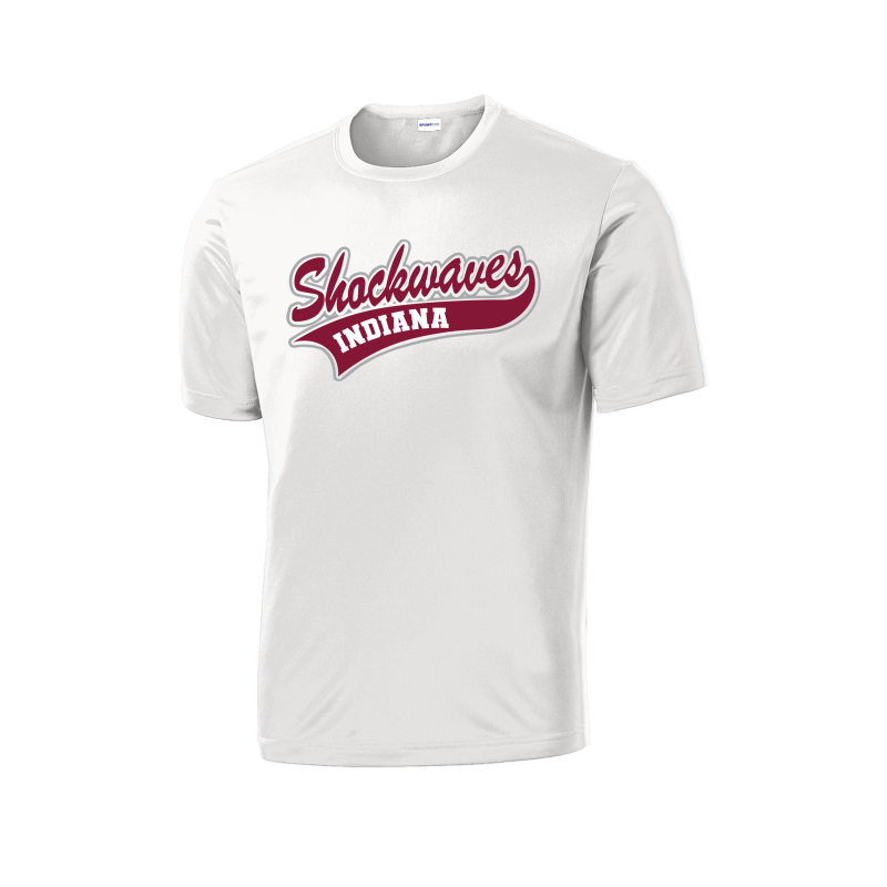 Shockwaves Moisture-Wicking Tee Flag Logo