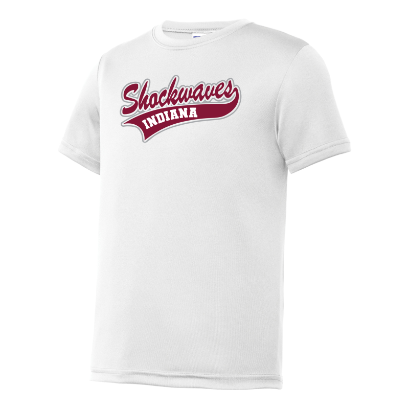 Shockwaves Moisture-Wicking Tee Flag Logo