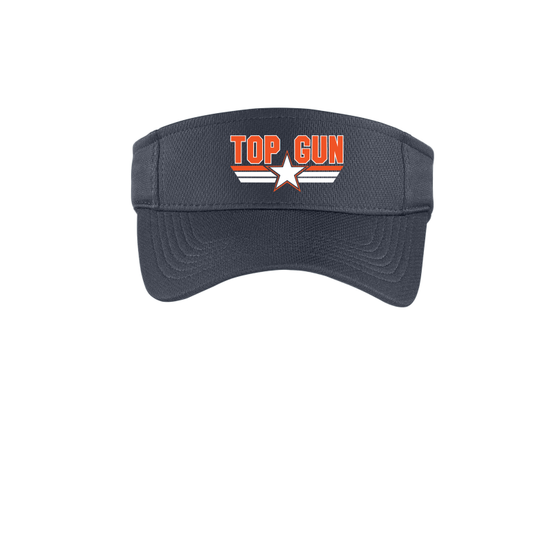Visor with printed logo