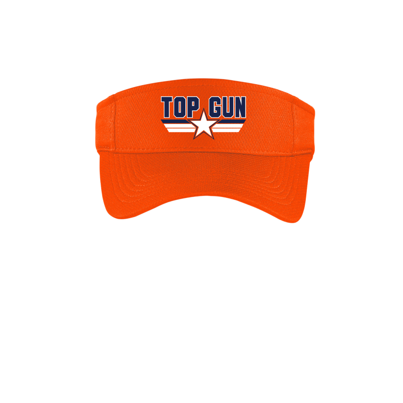 Visor with printed logo