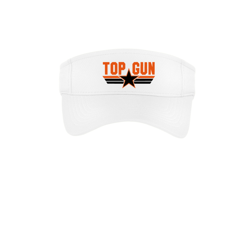 Visor with printed logo
