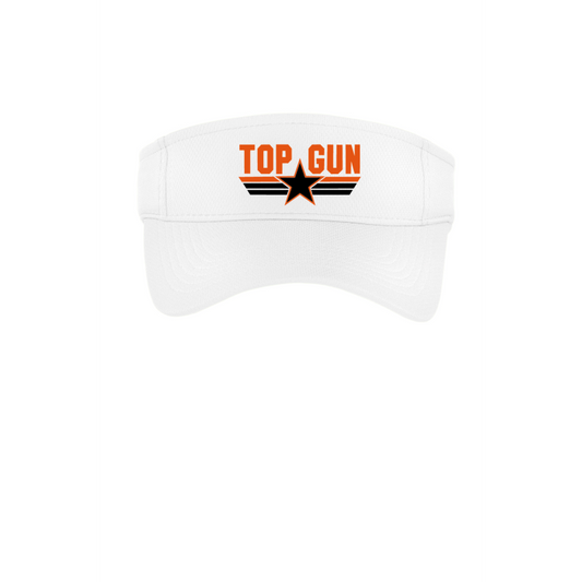 Visor with printed logo