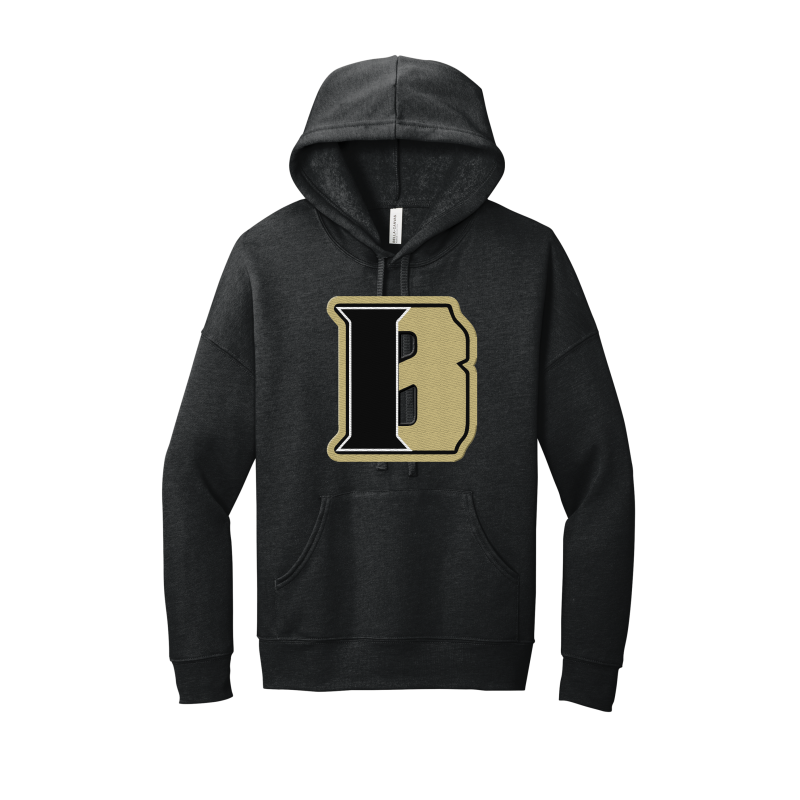 Indiana Bulldogs Embroidered BELLA+CANVAS ® Unisex Sponge Fleece Pullover DTM Hoodie