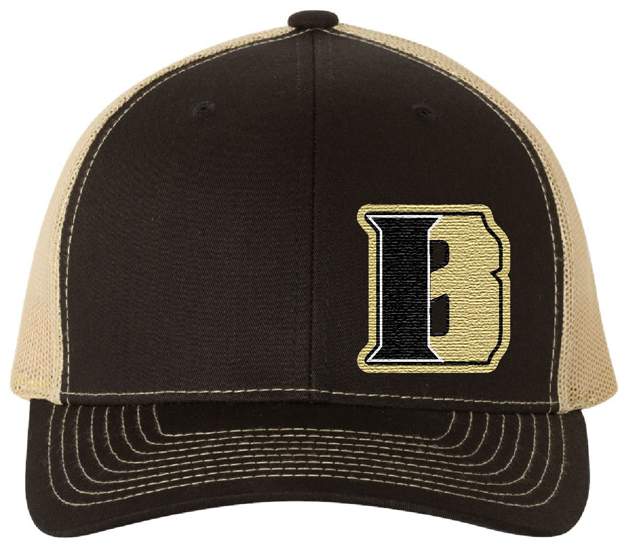 Black & Vegas Gold Indiana Bulldogs Richardson - Adjustable Snapback Trucker Cap