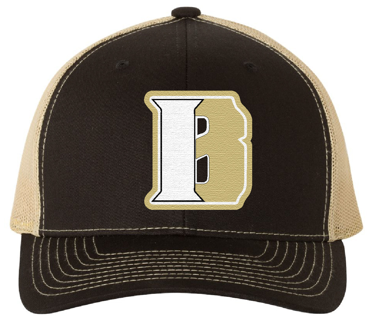 Black & Vegas Gold Indiana Bulldogs Richardson - Adjustable Snapback Trucker Cap